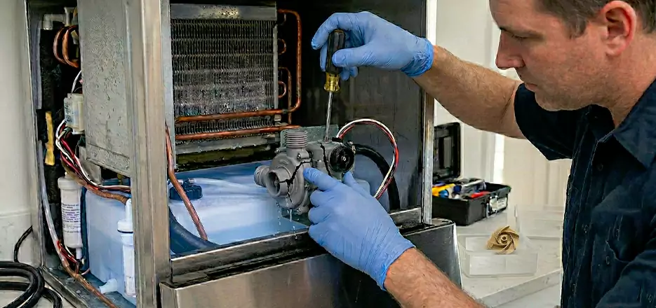 Commercial Ice Maker Water Pump Repair in Lynn